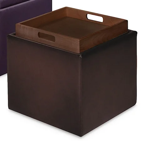 Square Storage Ottoman